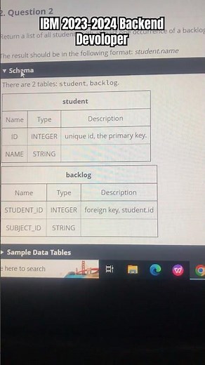 IBM Backend Devoloper Coding Questions || IBM test Questions || IBM Coding || #ibm