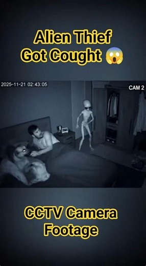 This Alien Thief Got Cought On CCTV Camera #viral #alien