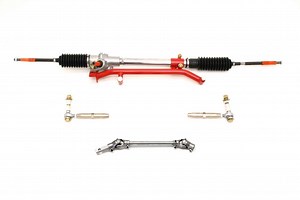 BMR Camaro Manual Steering Conversion Kit; Red BMR-RK002R (93-02 Camaro w/ Stock K-Member) - Free Shipping