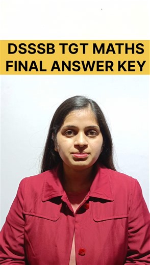 DSSSB TGT MATHS Final Answer key out and result update ‪@gmt0‬ #dsssbtgtmaths #dsssb #dsssb_news
