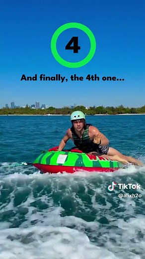 Pro Tuber Alix Hops guides you through 4 ways you should never sit on any towable tube. #tubing #watersports #SportsSkillsTikTokContest.