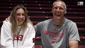 Big Ten Network on Instagram: "Championships run in the Smrek family. 🏆 @annasmrek & @badgervb won the National Championship last season, but she's learned about playing on the big stage from her father Mike, who was part of the great @lakers NBA Championship teams in the 80’s. This is Anna Smrek’s story: 𝗔𝘁 𝗧𝗵𝗲 𝗡𝗲𝘁"