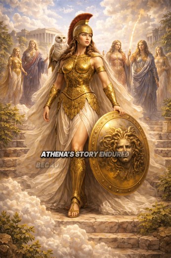 She was known for wisdom—but her true power was strategy. Athena ruled not through rage or brute force, but through discipline, foresight, and control. She guided heroes to victory by teaching them that intelligence outlasts strength, and that the sharpest weapon has always been the mind. #Athena #GreekMythology #AncientHistory #MythologyTok #wisdom