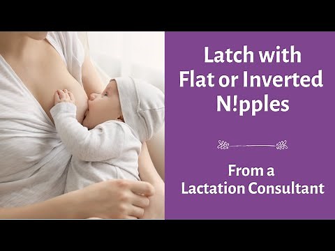How to latch with flat or inverted - Latching your baby with inverted n!pples