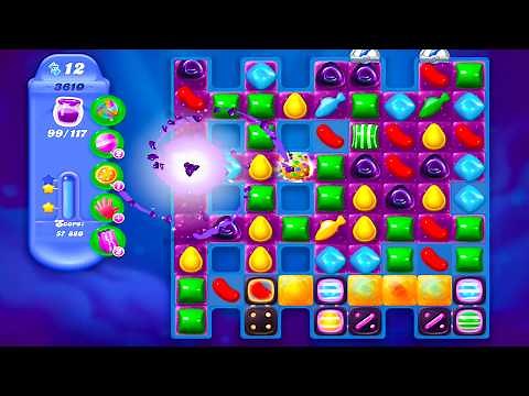 EPIC SODA COMBOS! - Candy Crush Soda Saga | Levels 3600 - 3610