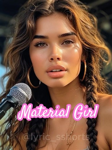 Madonna – Material Girl 💎 | Iconic 80s Pop Classic #music #lyrics #song