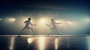 Footage Two Fencing Athletes Duel Two: vídeo stock (100% livre de direitos) 1017677431 | Shutterstock