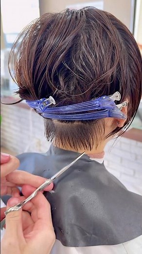 襟足の切り方✂︎