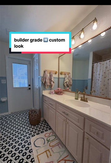 Transform Builder Grade Bathroom Mirrors with Trim