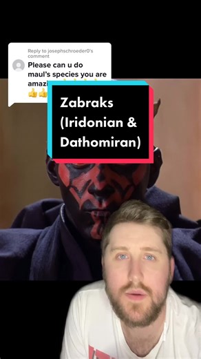 Darth Maul Zabrak Species in Star Wars Universe