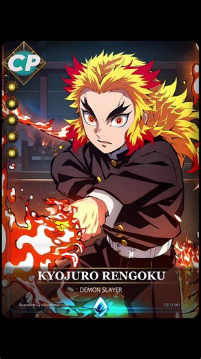 Quando il cliente ti chiede una custom card dedicata a Kyojuro Rengoku e tu alzi il volume delle fiamme al massimo 🔥⚔️ Carta personalizzata realizzata su commissione, fanart non ufficiale. Se vuoi una carta ispirata al tuo personaggio preferito, scrivimi in DM 📨 #demonslayer #rengoku #kyojurorengoku #animeart #customcard