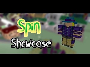 Spin showcase | Project Jojo | Roblox