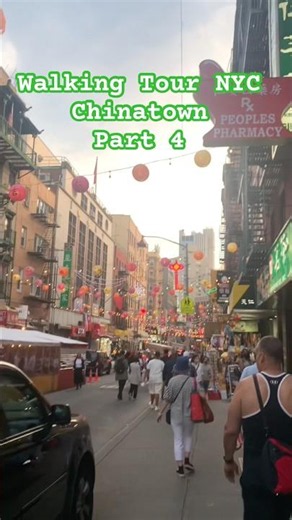 Walking Tour NYC |￼ Glimpse of Chintown | Manhattan, USA 🇺🇸 #shorts #newyork #shortsfeed #travel
