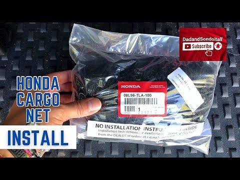Honda CRV Cargo Net Install - Full Opening and Install on 2022 Honda CRV including Tips for storage