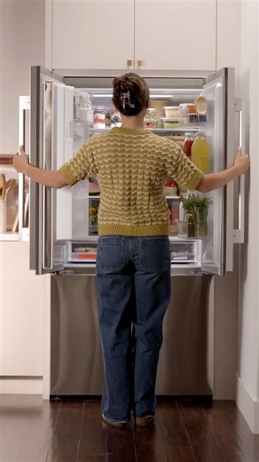 LG USA on Instagram: "“How’d the fridge fit?” Thinner doors + cutting-edge Zero Clearance™ hinges. Check out our first-ever Counter-Depth MAX™ refrigerator with Zero Clearance™."