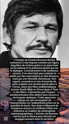 Charles Bronson : l’art du silence au cinéma