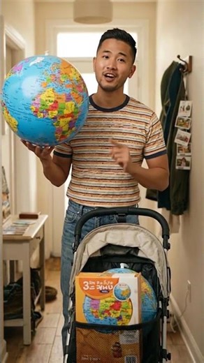 Our World 12-inch Inflatable Globe