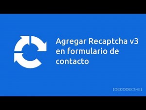 Agregar recaptcha v3 en formulario de contacto