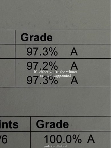 Satisfied or unsatisfied? #grade #studytok #motivation #toxicmotivation #student #academic