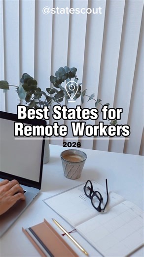 If you work remotely, where you live matters more than your salary. These states get it right 🇺🇸🏡 #remotework #workfromanywhere #relocation #costofliving #movingstates