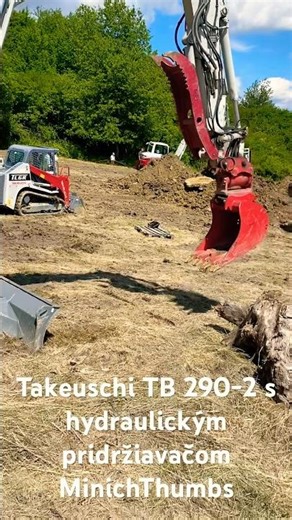 Takeuchi TB290-2 Hydraulic Thumb | MinichThumbs Excavator Attachment