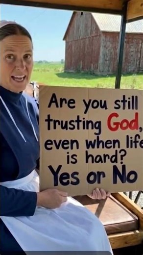 The Amish know God, are you going to worship God?