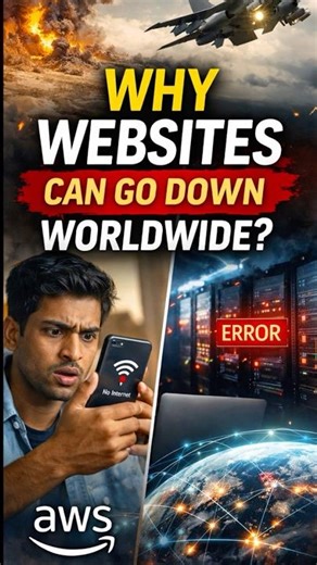 Why Websites Can Go Down Worldwide? AWS Data Center Explained
