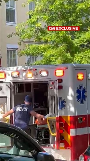 Sen. Mitch McConnell brought to ambulance on a stretcher