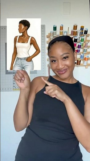 Let’s sew a square neck tank top ✨💕 #sewing #sewingideas #sewingprojects #sewingtutorial #sew #diy