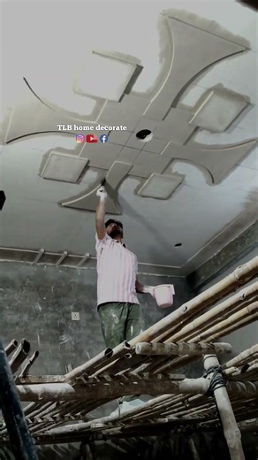 12×14 & 12×12 room ke liye -+ pop design ✅. // #popdesign #construction 🛠️ #homedecor #TLB #etawah