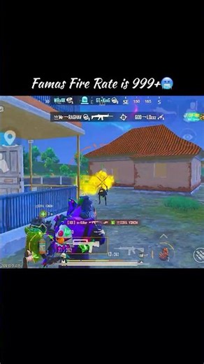 Famas fire rate is 999+ 🥶 #blackpink #kolam