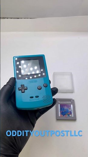 BLUE GAMEBOY COLOR TEST / with Tetris