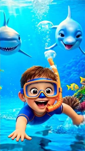 Cute Boy Playing With Colorful Fish 🐟😍 #shorts #aivideo #aishorts #shortsfeed @Rio_films-s2v⁩