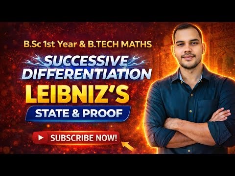 Leibnitz theorem proving || Leibnitz theorem proving bsc first year maths