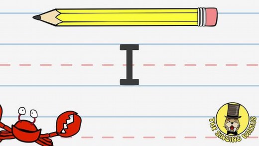 Write the Letter I - The Singing Walrus