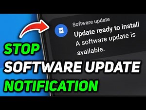 How to Stop Software Update Notification in Samsung M35