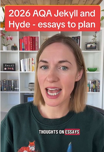 2026 AQA Jekyll and Hyde - my thoughts on the best essays to plan in your revision #gcses2026 #aqaenglishgcse #englishtutor #englishexaminer #gcseenglish
