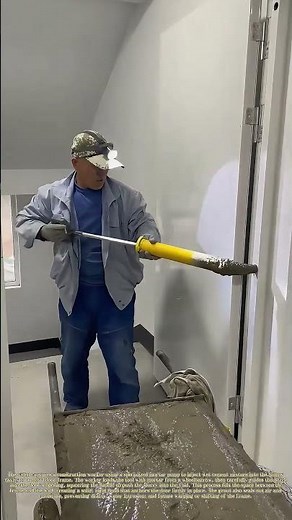 Grouting the Gap: Injecting Mortar to Secure a Door Frame