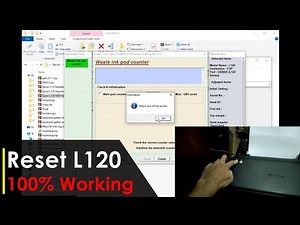 HOW TO RESET EPSON L120 L121 Version 3 100% Working (direct reset)