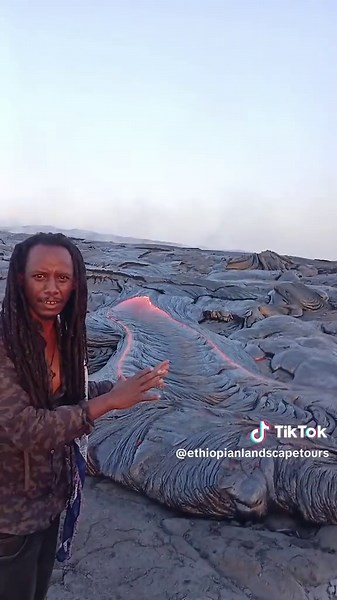 amazing wonder happening right now #Ethiopia #erta alle #volcano #EthiopianLandscapeTours