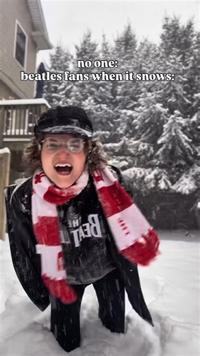 Skylar Moody on Instagram: "Winter is for recreating every scene from Help! ❄️ #thebeatles #beatles #classicrock #music #60s"