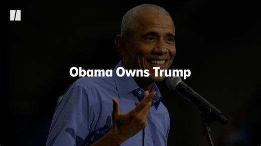 38K views · 1.1K reactions | Barack Obama went after Donald Trump while on the trail for Kamala Harris. | HuffPost | Facebook