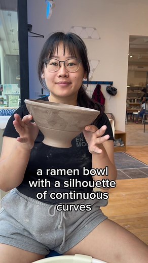 Its pretty basic stuff overall, but i know it helps beginners start training their eyes! You can practice seeing changes of direction by trying to free hand a straight line and noticing how bad it is lol #fyp #pottery #art