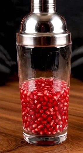 AESTHETIC RED SPARKLE 🍷🍓 Pomegranate Soda ASMR (Crush, Shake, Fizz!)