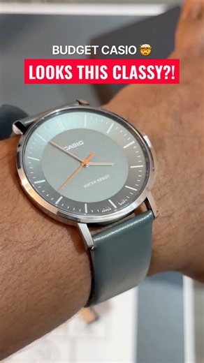 This Budget Casio Looks SO CLASSY! 🤯⌚ | MTP-VT04L Unboxing #shorts