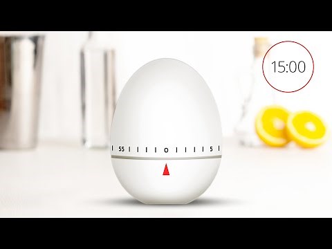 Egg Timer 15 Minutes 🐔 with chicken squawk alert