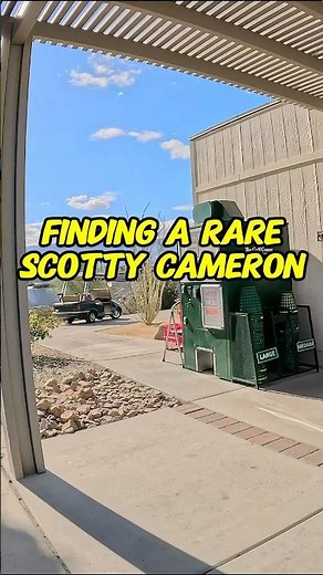 Found an extremely rare scotty cameron putter at 2nd hand golf store #golf #scottycameron #golfwrx