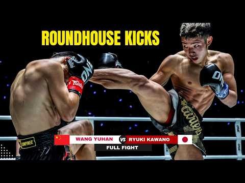INSANE STRIKING MASTERCLASS! Kawano 🇯🇵 unleashes brutal roundhouse kicks to secure dominant win