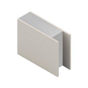 Slenderline 2400 x 900 x 50mm Fencing Panel - 10 Pack