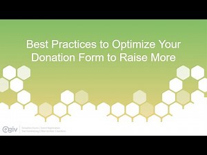 Best Practices to Optimize Your Donation Forms to Raise More